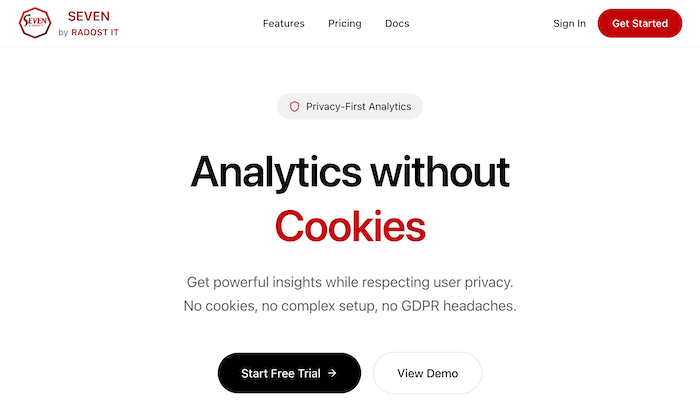 Seven by Radost IT  screenshot 1